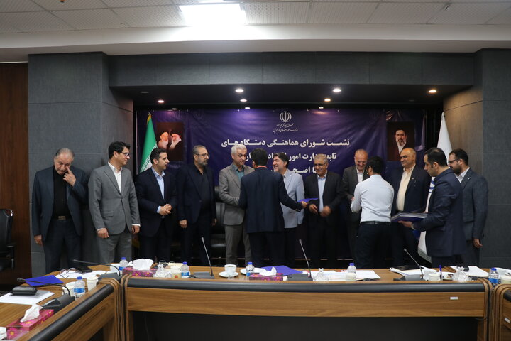 گزارش تصویری نشست خبری شورای هماهنگی دستگاه های تابعه وزارت اقتصاد به مناسبت روز خبرنگار