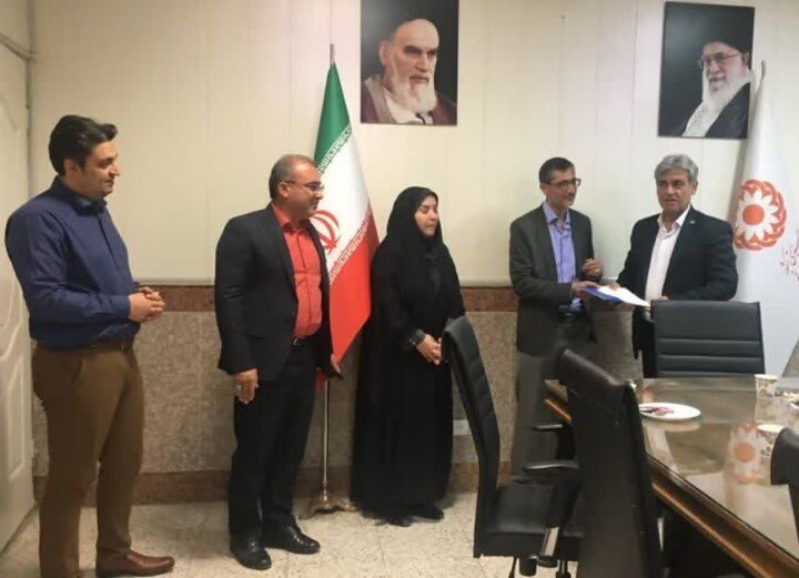 آئین تکریم و معارفه معاون ذیحساب بهزیستی استان قم برگزار شد
