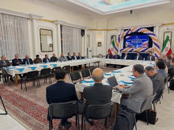 جلسه هم اندیشی فعالان اقتصادی و تجار ایرانی مقیم روسیه با وزیر اقتصاد