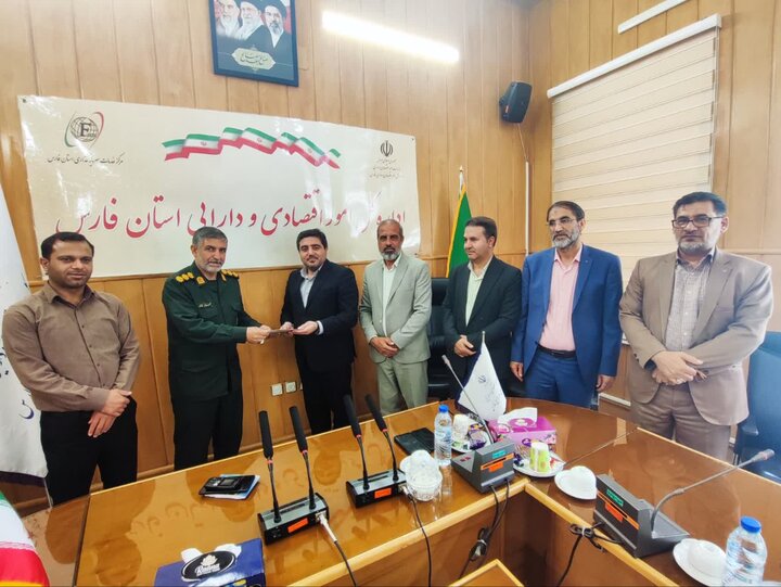 فرمانده جدید پایگاه بسیج اداره کل امور اقتصادی و دارایی فارس معارفه شد