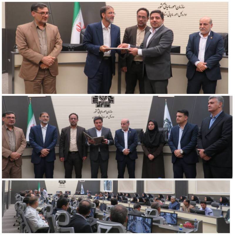 معاون نظارت مالی و رئیس خزانه معین استان فارس معارفه شد