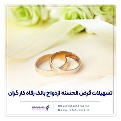 پرداخت بیش از ۱۳ هزار میلیارد ریال تسهیلات ازدواج توسط بانک رفاه کارگران در شهریور ماه