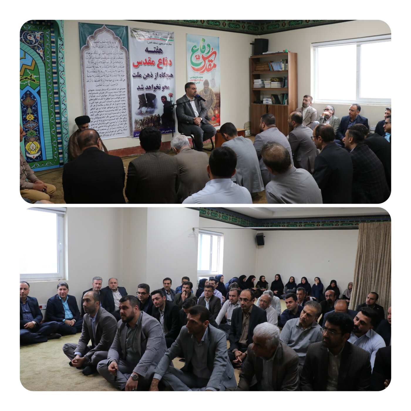 برگزاری نشست بصیرتی و قرائت زیارت عاشورا در اداره کل امور اقتصادی و دارایی گلستان