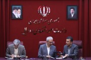 آیین امضای تفاهم‌نامه بازسازی زیرساخت‌های فناورانه چهار دانشگاه آسیب‌دیده از جنگ