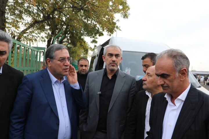 ورود وزیر اقتصاد به ماکو و بازدید ازبازارچه مرزی ساری سو
