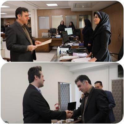 از فرزندان شهید در اداره امور اقتصادی  ودارایی استان تهران تقدیر شد