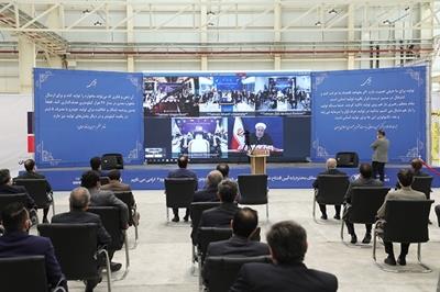 با حضور رئیس جمهوری و مشاركت ۳۵ میلیون یورویی بانك رفاه كارگران: طرح كلان و ملی خانواده موتورهای كم مصرف یورو ۶ افتتاح شد