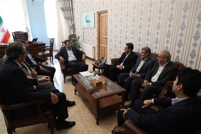 دیدار مدیركل امور اقتصادی و دارایی آذربایجان‌غربی با شهردار ارومیه