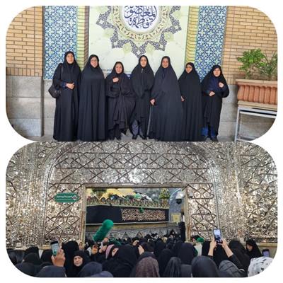 اردوی زیارتی بانوان همكار به حرم مطهر