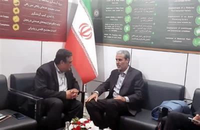 حضور محمدرضا نادری مدیركل در نمایشگاه بین المللی ایران اكسپو 2025 و بازدید از غرفه استان زنجان