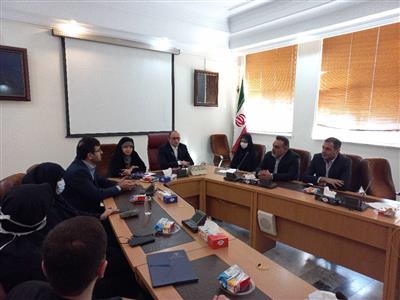 مراسم معارفه سركار خانم رحمانی به عنوان معاون امور منابع انسانی مركز نوسازی اداری و توسعه سرمایه انسانی