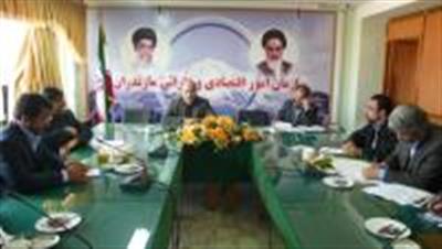 برگزاری جلسه هماهنگی با بانكهای استان در خصوص هدفمندكردن یارنه ها در سازمان اموراقتصادی ودارایی مازندران