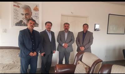 دیدار مدیركل امور اقتصادی ودارایی استان قزوین با بخشدار مركزی آبیك