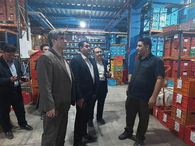 بازدید میدانی نماینده وزیر اقتصاد در استان از كارخانه پلمپبن صنعت