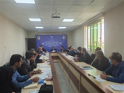 جلسه كمیته استانی موضوع استفاده از تسهیلات بند (الف)تبصره 18 قانون بودجه سال1400 برگزارشد
