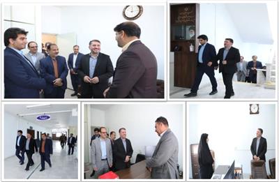 بازدید استاندار یزد از خزانه استان و قدردانی از تلاش های این بخش در آخرین روز سال