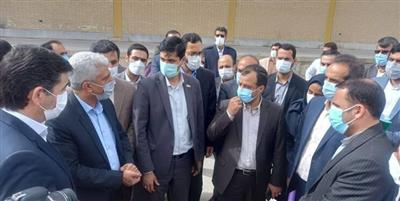 بازدید وزیر اقتصاد از روند عملیات احداث بندر خشك آپرین در شهرستان اسلامشهر