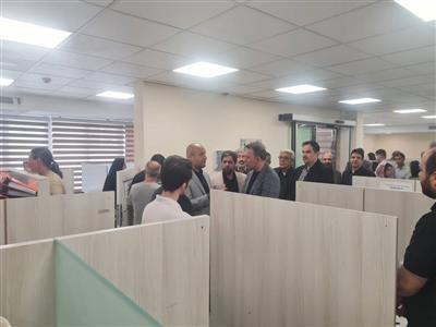 بازدید میدانی رئیس مركز بازرسی وزارت اقتصاد از شعبات بیمه ایران در تهران