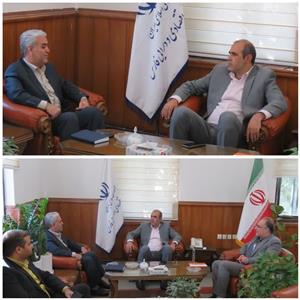 نشست مدیركل امور اقتصادی و امور دارایی استان فارس با مدیر كل استاندارد فارس