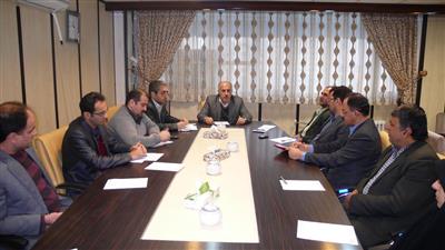برگزاری جلسه هماهنگی بزرگداشت دهه مبارك فجر درسازمان اموراقتصادی ودارایی مازندران