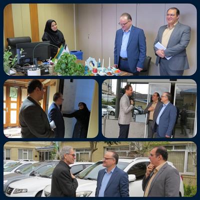 دیدار نماینده وزیر و مدیركل امور اقتصادی و دارایی گیلان با كاركنان اداره كل