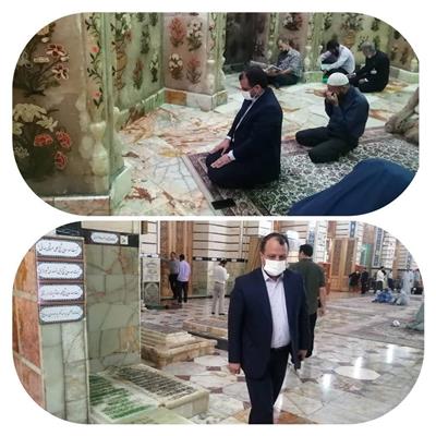 حضور وزیر اقتصاد در حرم مطهر حضرت معصومه سلام الله علیها