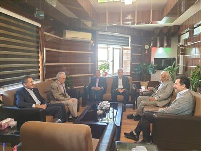 دیداررییس خانه صنعت ،معدن وتجارت استان با مدیركل امور اقتصادی ودارایی استان قزوین