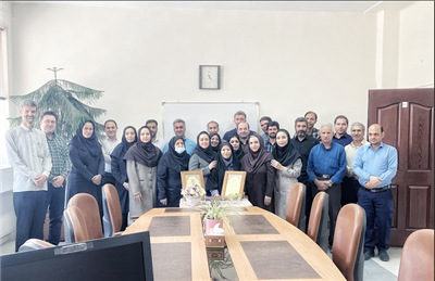 برگزاری مراسم قدردانی از زحمات همكار محترم «سركار خانم وفایی‌نژاد»