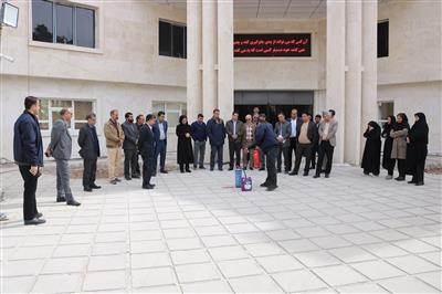 دوره آموزشی و مانور اطفا حریق در اداره‌كل امور اقتصادی و دارایی لرستان برگزار شد