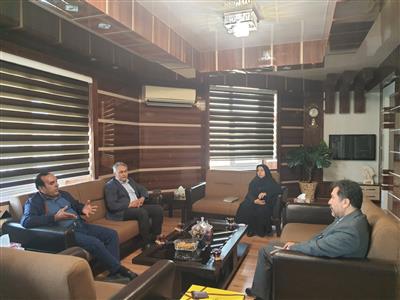 مدیریت مجموعه تالارشهر قزوین با مدیركل امور اقتصادی ودارایی استان قزوین دیداركرد