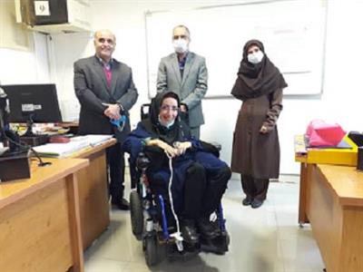 گزارش حضور در محل خدمت و تقدیر و تجلیل از همكار فرهیخته سركار خانم دكتر نیك نژاد