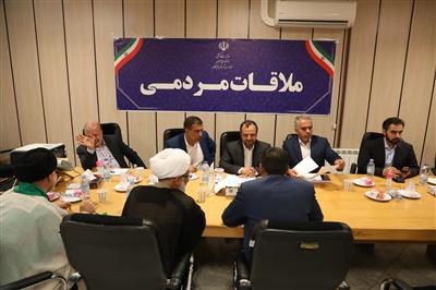 دیدار مردمی وزیر اقتصاد و مدیركل امور اقتصادی و دارایی استان اصفهان با گلپایگانی ها