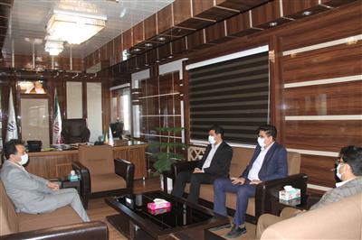 دیدار مدیرعامل شركت شهركهای صنعتی استان بامدیركل امور اقتصادی ودارایی استان قزوین