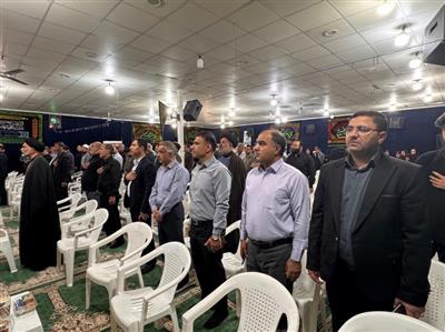 حضور كاركنان اداره كل امور اقتصادی و دارایی استان بوشهر در مراسم بزرگداشت شهید عباس حیدری
