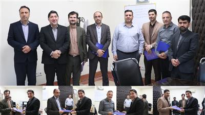 بازدید مدیركل امور اقتصادی و دارایی گلستان از اداره حراست به مناسبت روز حراست