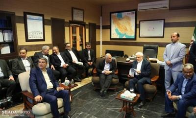 بازدید شامگاهی جناب آقای دكتر عارف معاون اول محترم رییس جمهور از اداره كل نظارت بر اجرای بودجه