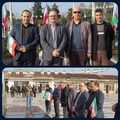 گلباران مزار شهدای گیلان