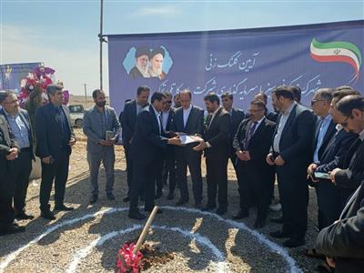 آیین كلنگ زنی شهرك مسكونی سبز با سرمایه گذاری شركت ام كا تلی تركیه در همدان
