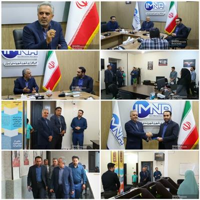 بازدید مدیركل امور اقتصادی و دارایی استان اصفهان از خبرگزاری ایمنا