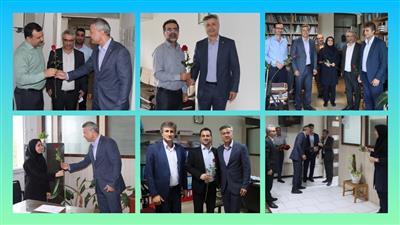 دیدار صمیمی مدیركل امور اقتصادی و دارایی مازندران با كاركنان به مناسبت روز كارمند