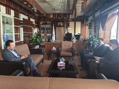 مدیریت بانك قرض الحسنه مهرایران با مدیركل امور اقتصادی ودارایی استان دیدار كرد