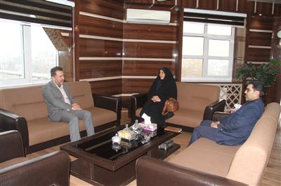 دیدار مدیركل امور روستایی وشوراهای استانداری قزوین بامدیركل امور اقتصادی وداریی استان قزوین