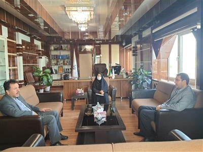 دیدار رییس پارك علم وفناوری قزوین با مدیركل امور اقتصادی ودارایی استان قزوین