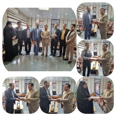 از كارمندان نمونه سال ۱۴۰۱ و كارمندان نمونه فصل تابستان ۱۴۰۲ تجلیل شد