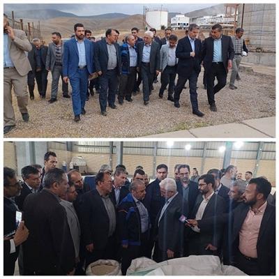 بازدید مدیركل امور اقتصادی و دارایی از بخش گرمخان شهرستان بجنورد در معیت استاندار خراسان شمالی