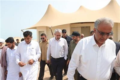 وزیر اقتصاد از مراحل ساخت پروژه گردشگری گوردیم بازدید كرد